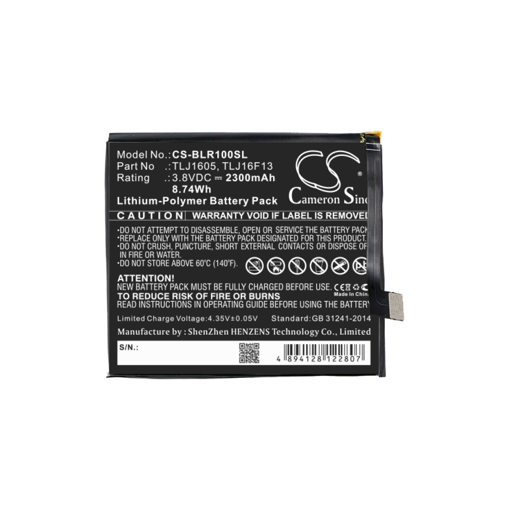 Battery Replaces TLJ1605