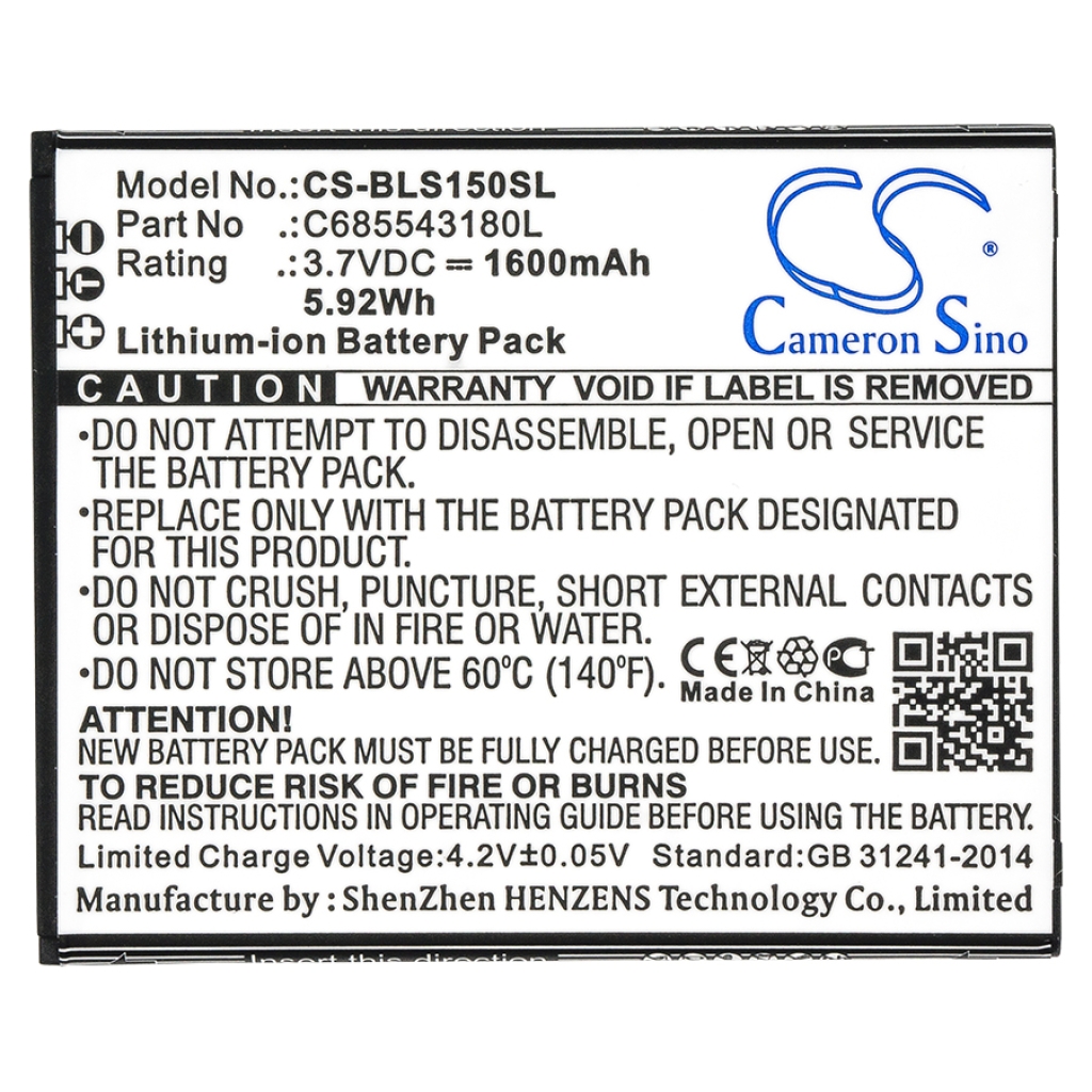 Batterier Ersätter C685543180L