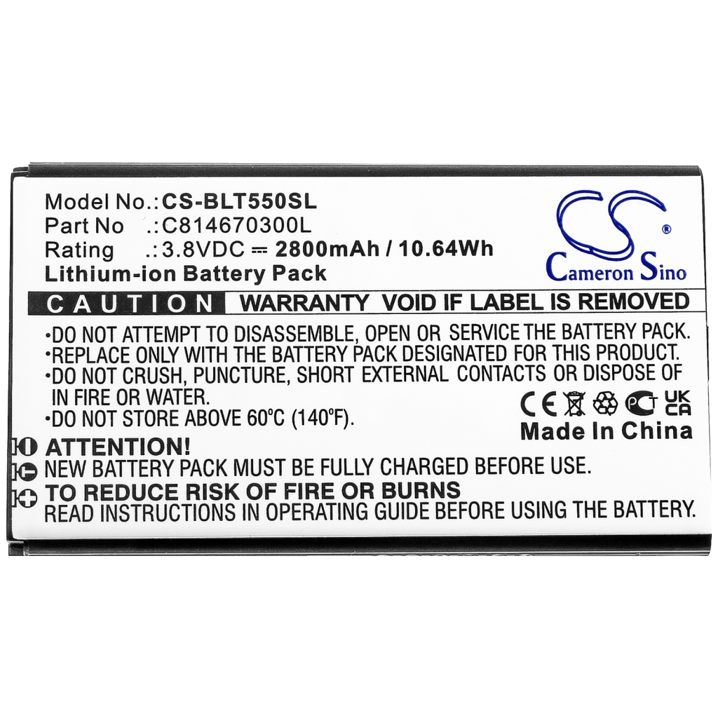 Batterier till mobiltelefoner BLU CS-BLT550SL