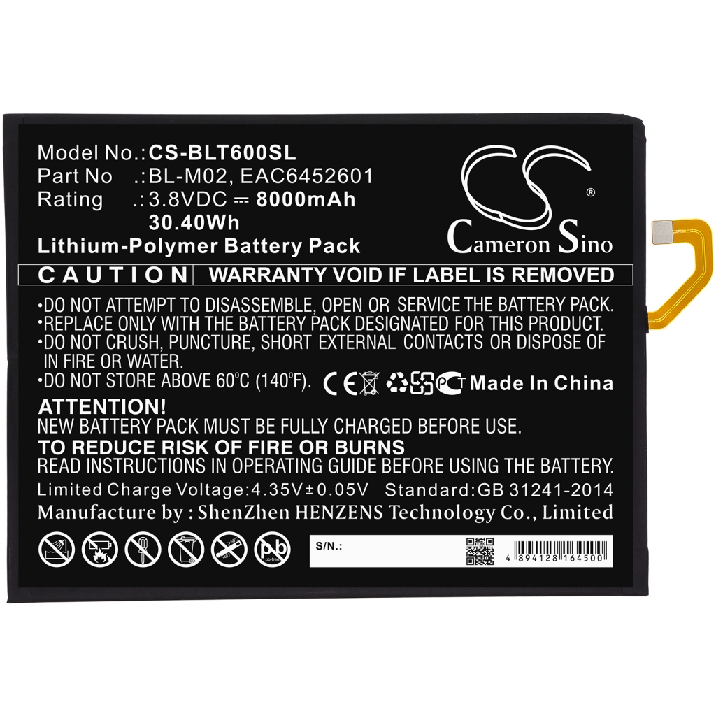 Batterier Ersätter BL-M02