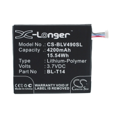 Kompatibel batteribyte för LG  EAC62638401, BL-T14