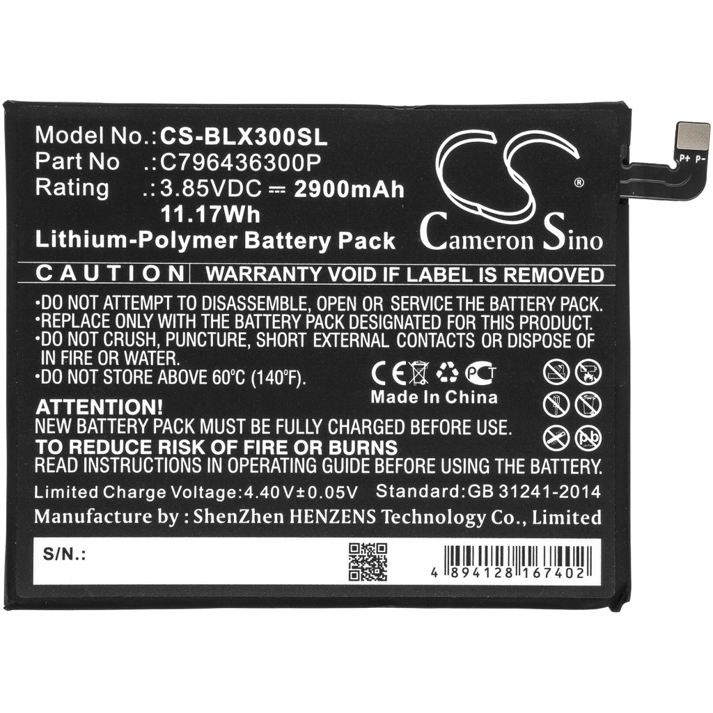 Mobile Phone Battery BLU CS-BLX300SL