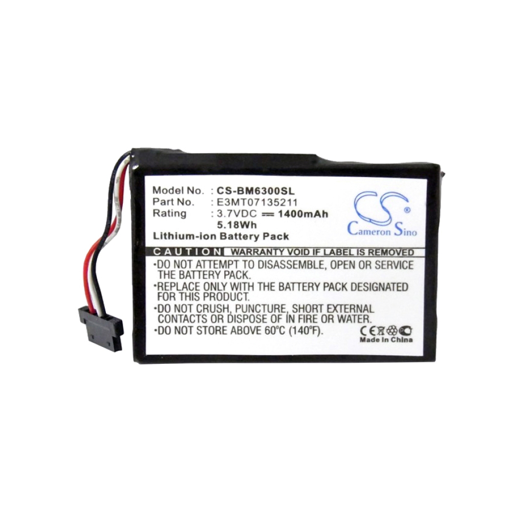 Batteries GPS, Navigator Battery CS-BM6300SL