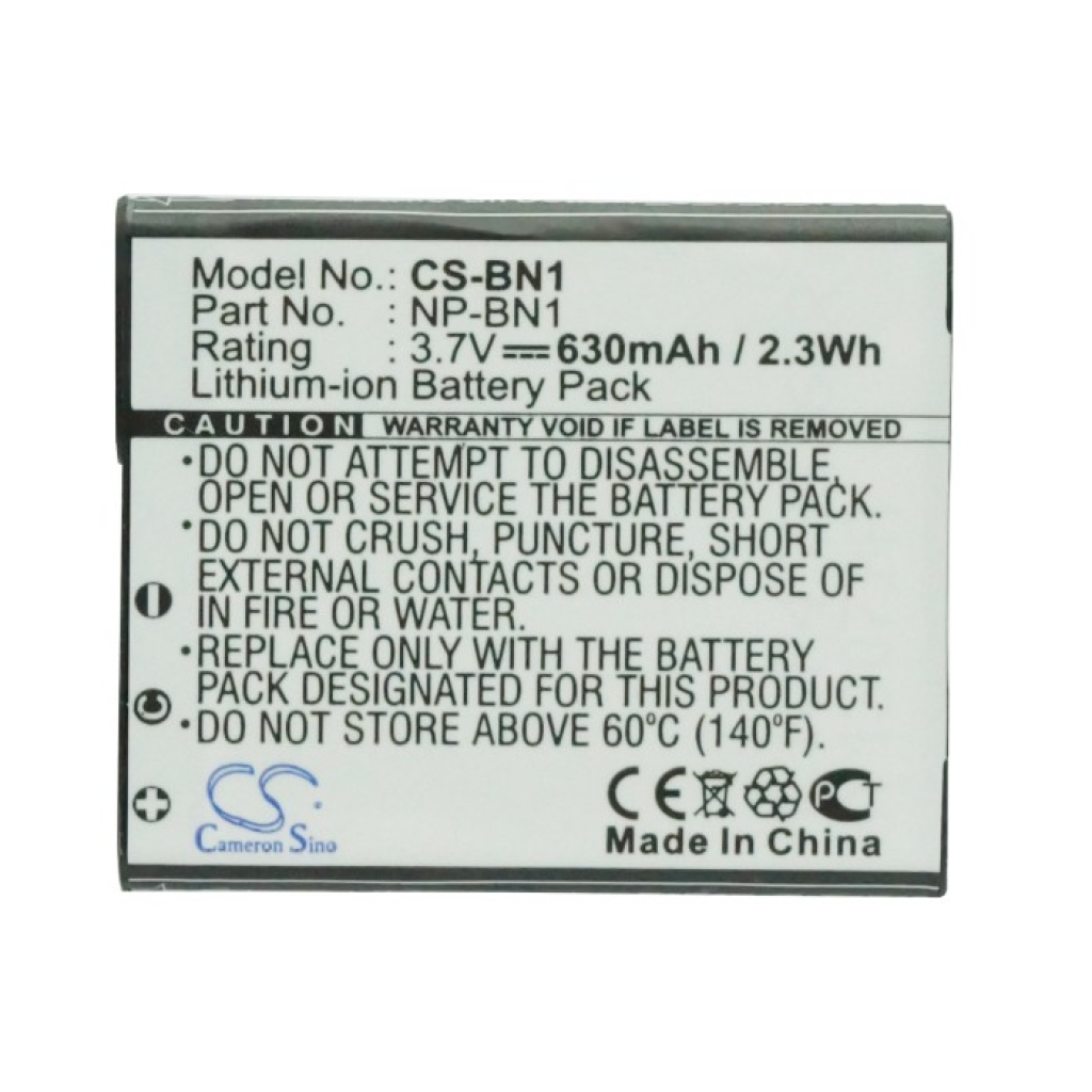 Batterier Ersätter __        Cyber-shot DSC-TX100VR