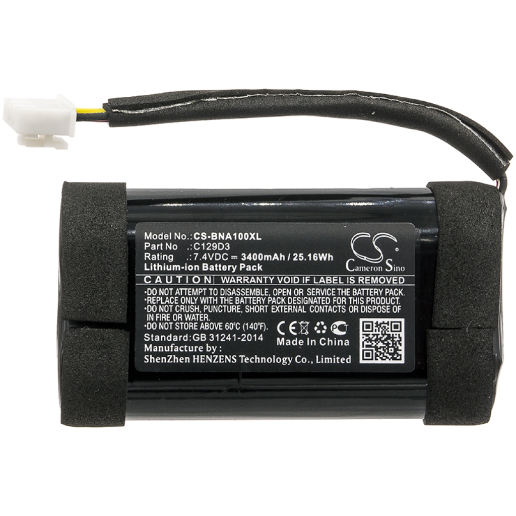 Batterier Batterier till högtalare CS-BNA100XL