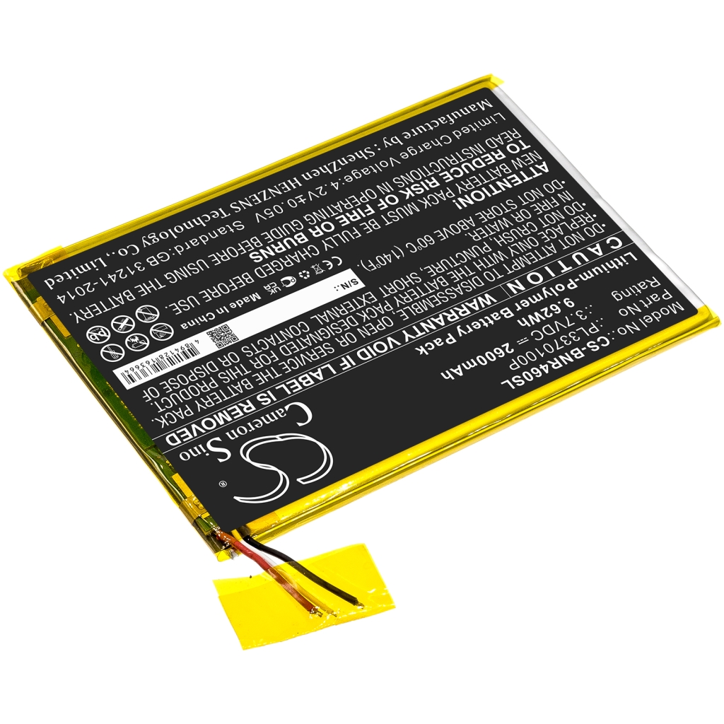 Tablet Battery Barnes & noble CS-BNR460SL