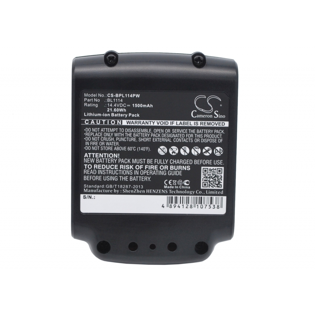 Batterier för verktyg Black & decker CS-BPL114PW