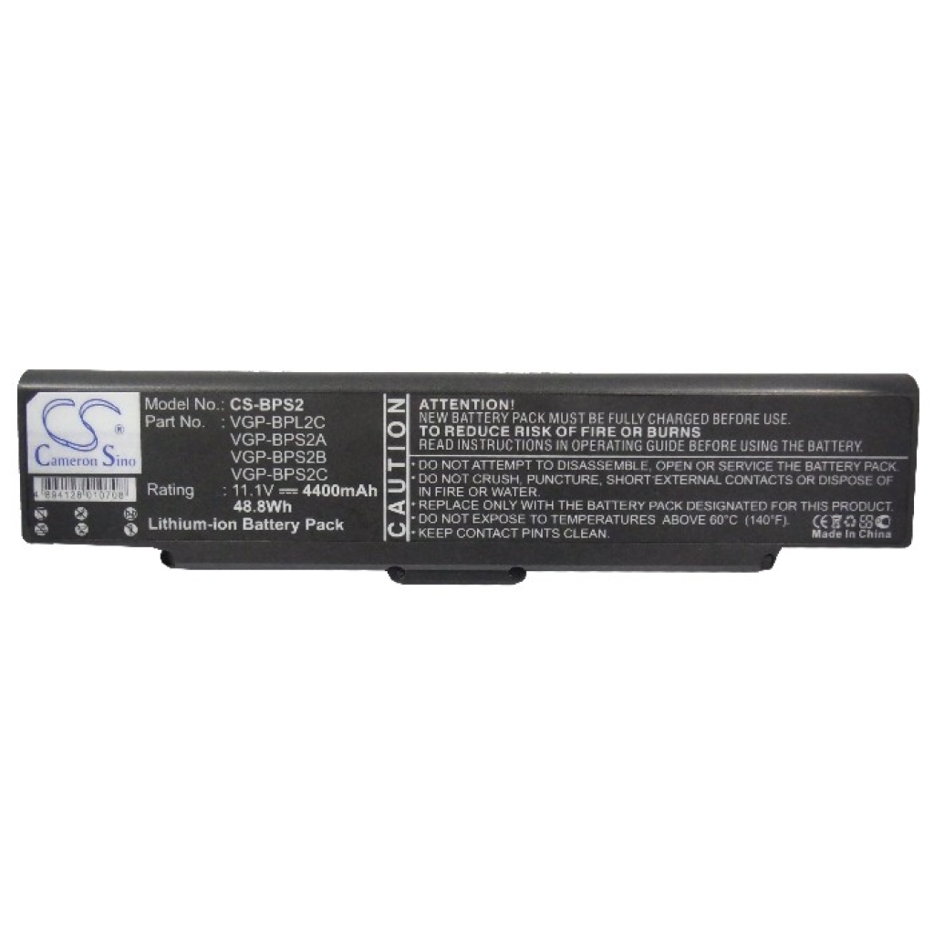 Notebook battery Sony VAIO VGN-Y90PSY