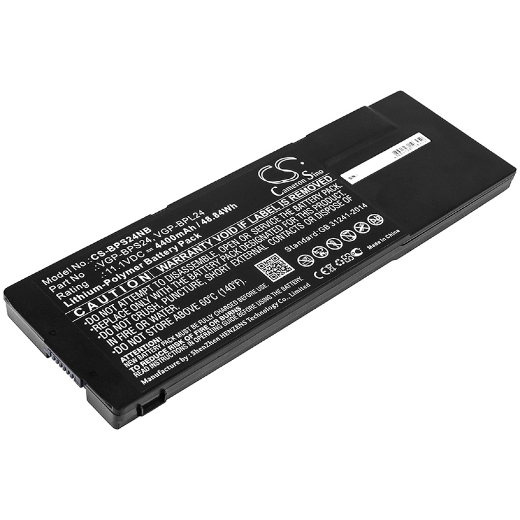 Batterier Ersätter VAIO VPC-SB37GH/B