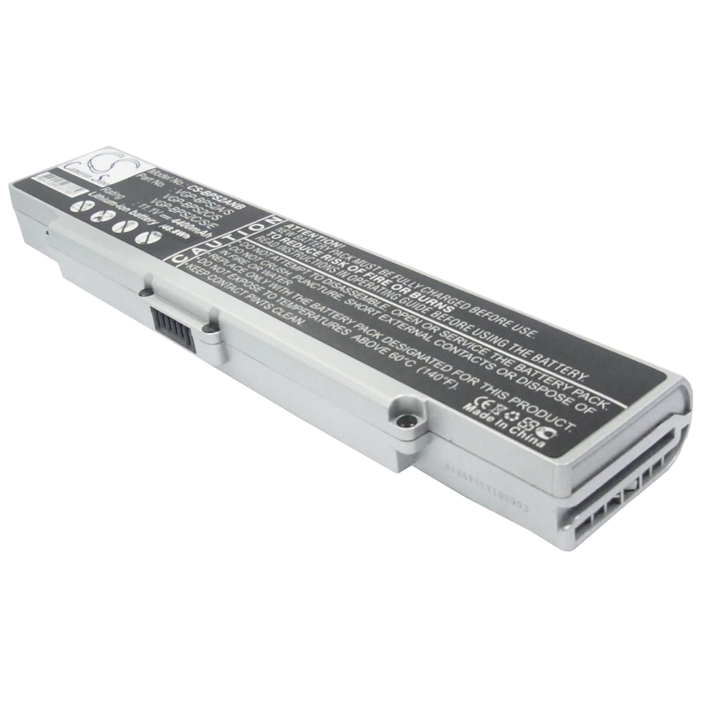 Batterier Ersätter VAIO VGN-N38M/W