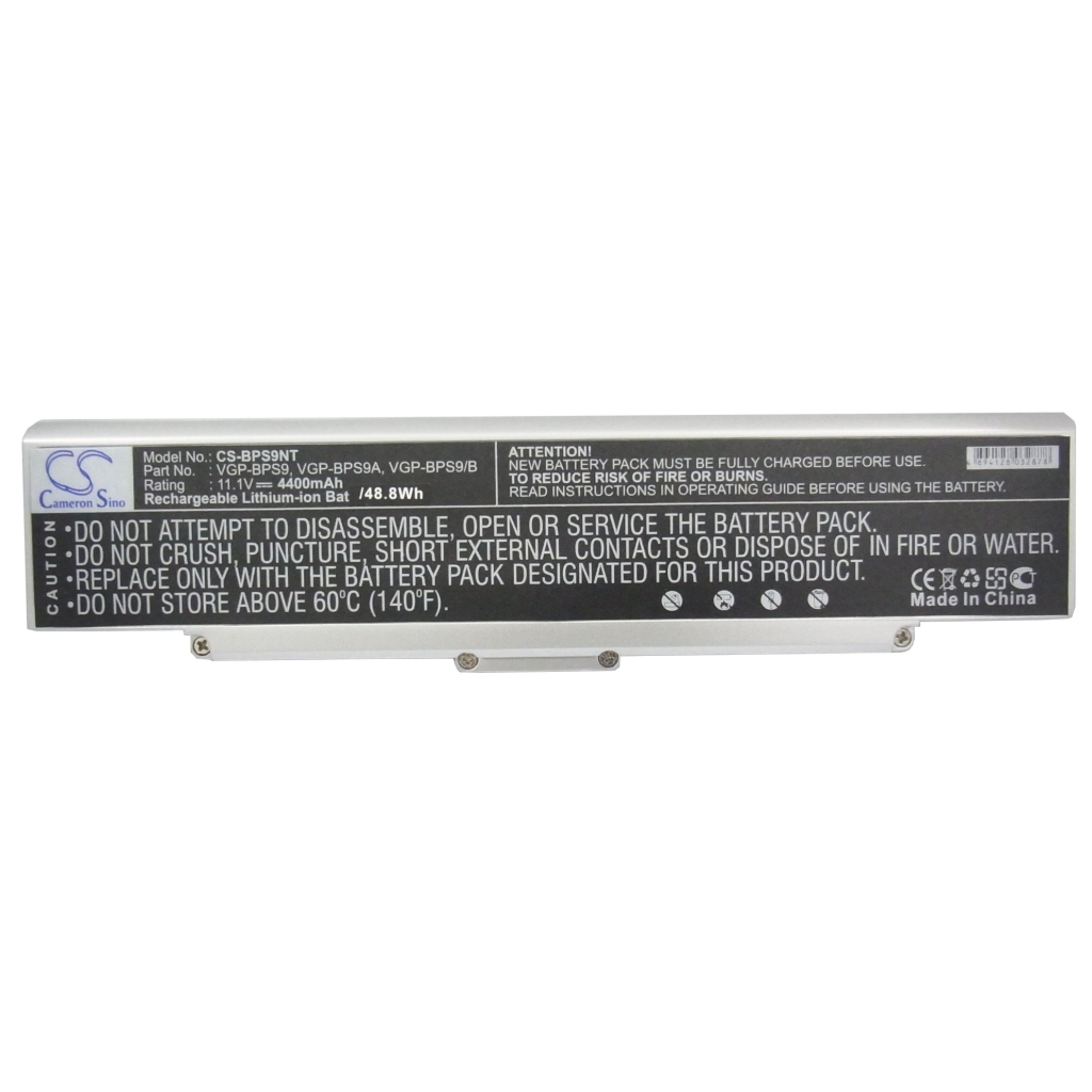 Notebook battery Sony VAIO VGN-CR405E