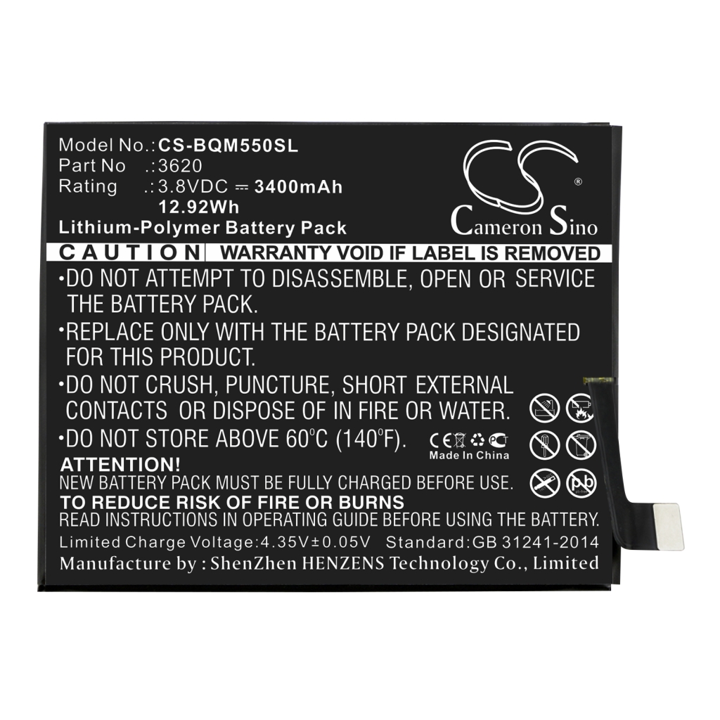 Battery Replaces 3620