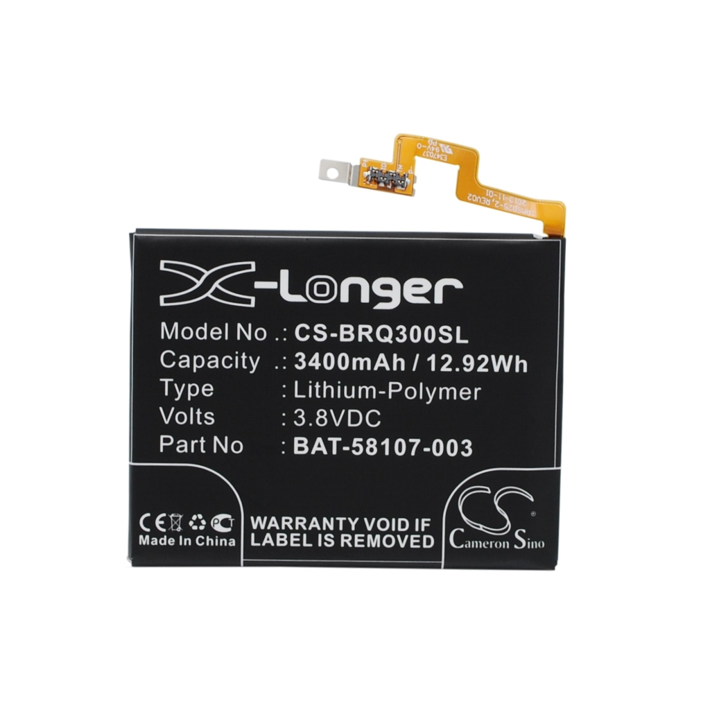 Batterier till mobiltelefoner Blackberry CS-BRQ300SL