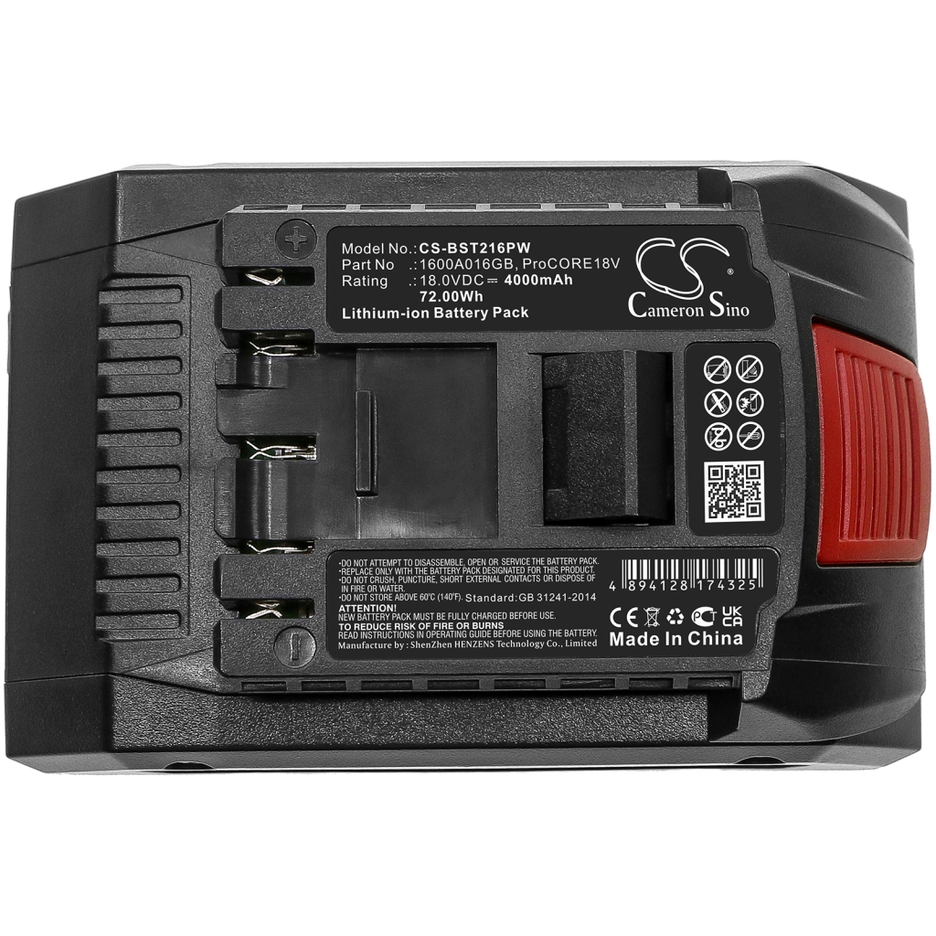 Batterier Ersätter GSA 18V-LI (solo) Cordless Sabre Saw