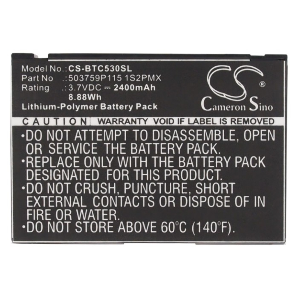 Battery Replaces 503759P115 1S2PMX