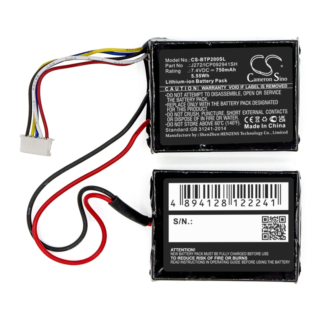 Batterier Ersätter J272/ICP092941SH