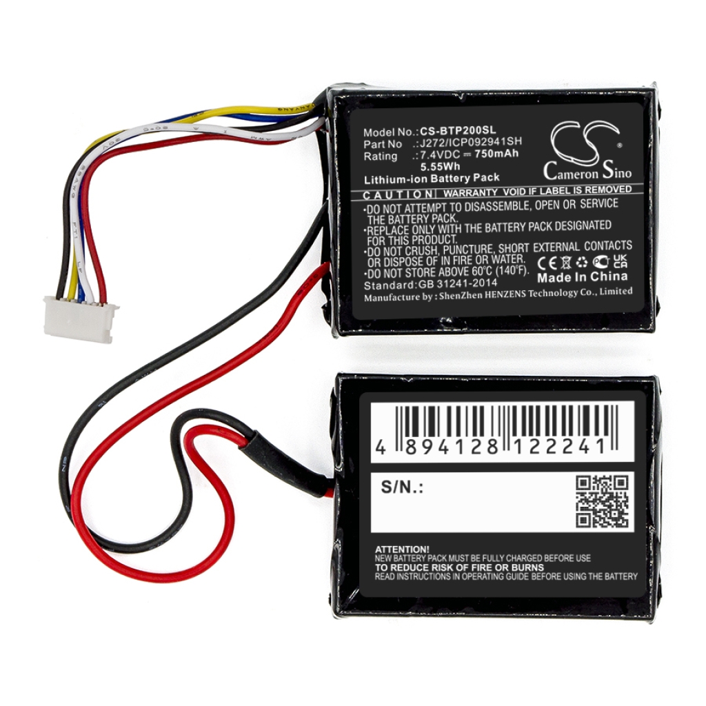 Battery Replaces J272/ICP092941SH