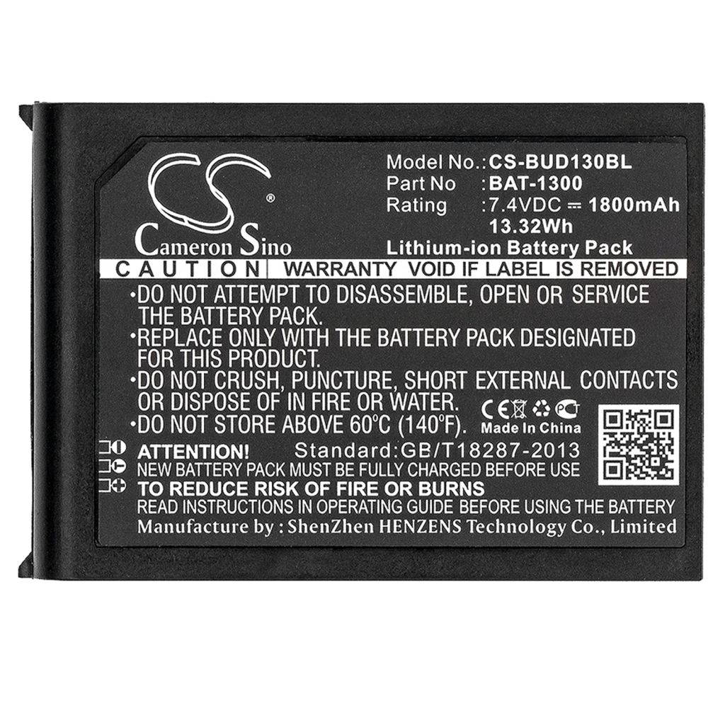Batterier för skanner Bluebird CS-BUD130BL