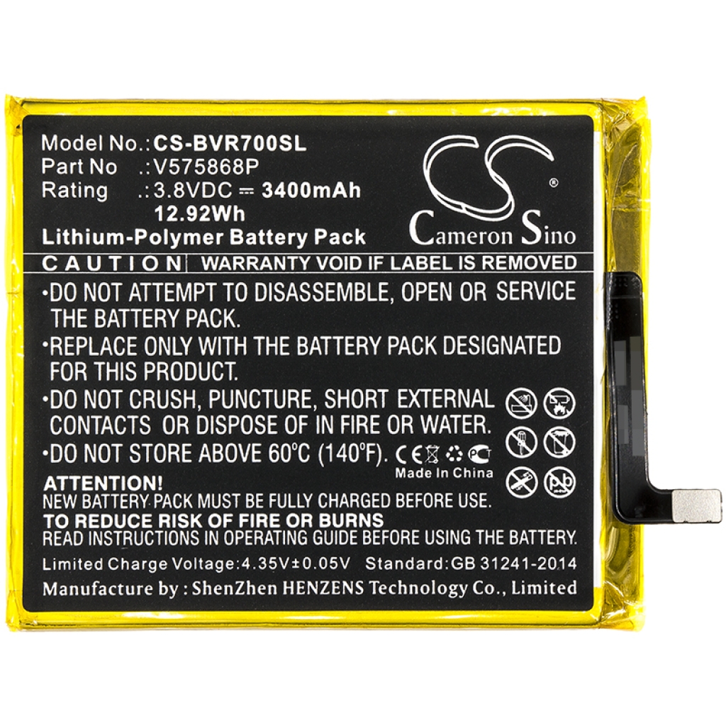 Batterier Ersätter V575868P