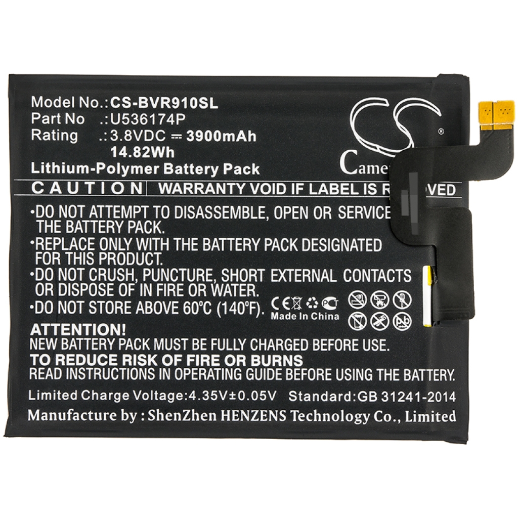 Batterier till mobiltelefoner Blackview CS-BVR910SL