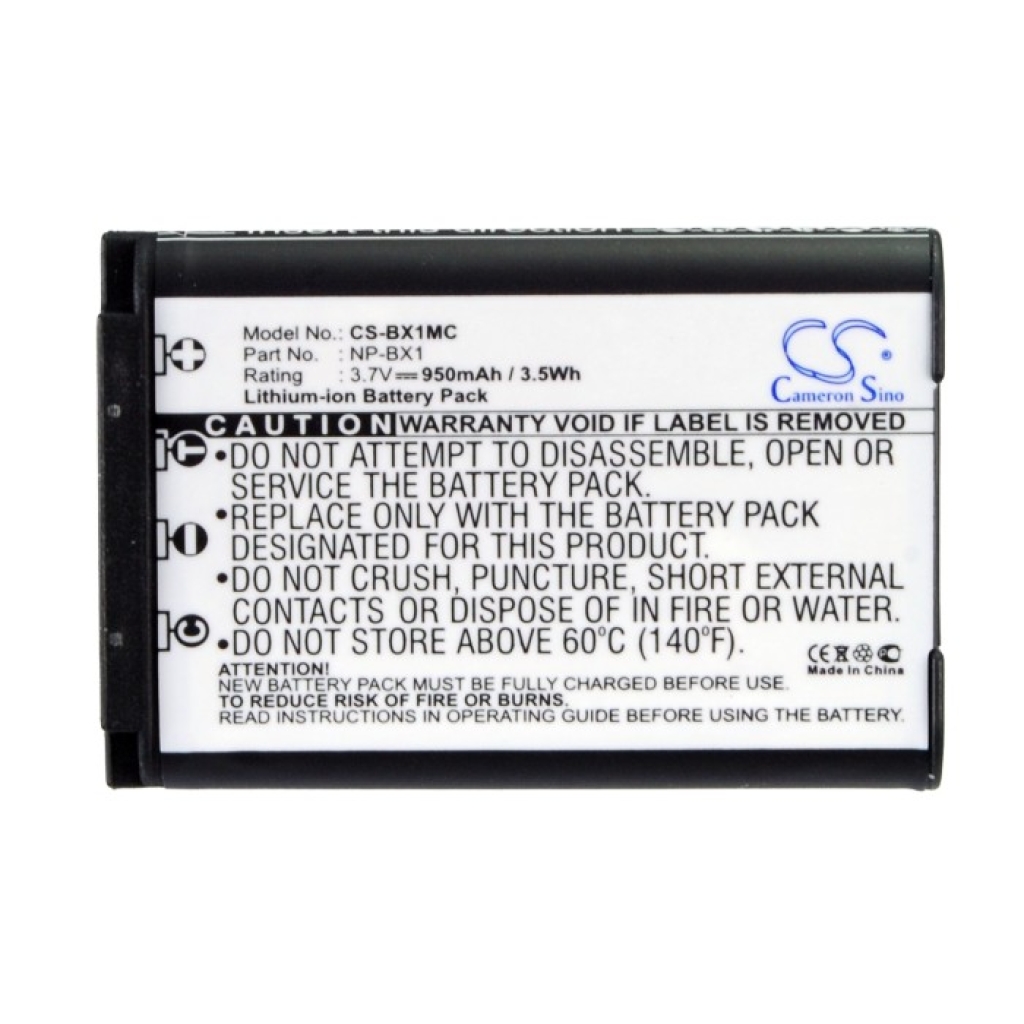 Kamerabatterier Sony CS-BX1MC