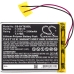 Batterier Batterier för elektroniska bokläsare CS-BYT620SL