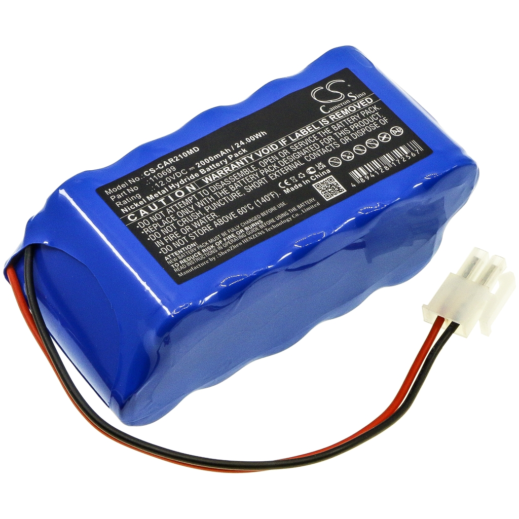 Batterier Ersätter ECG AR2100 View