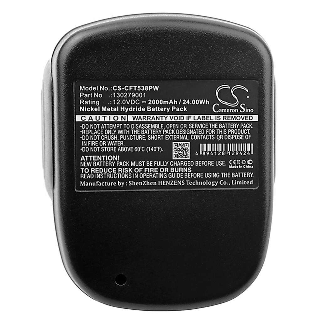 Compatible battery replacement for Craftsman 130279001