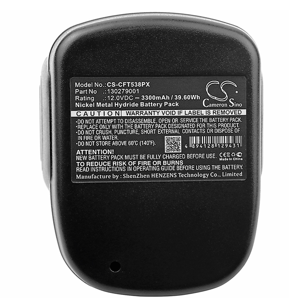 Compatible battery replacement for Craftsman 130279001