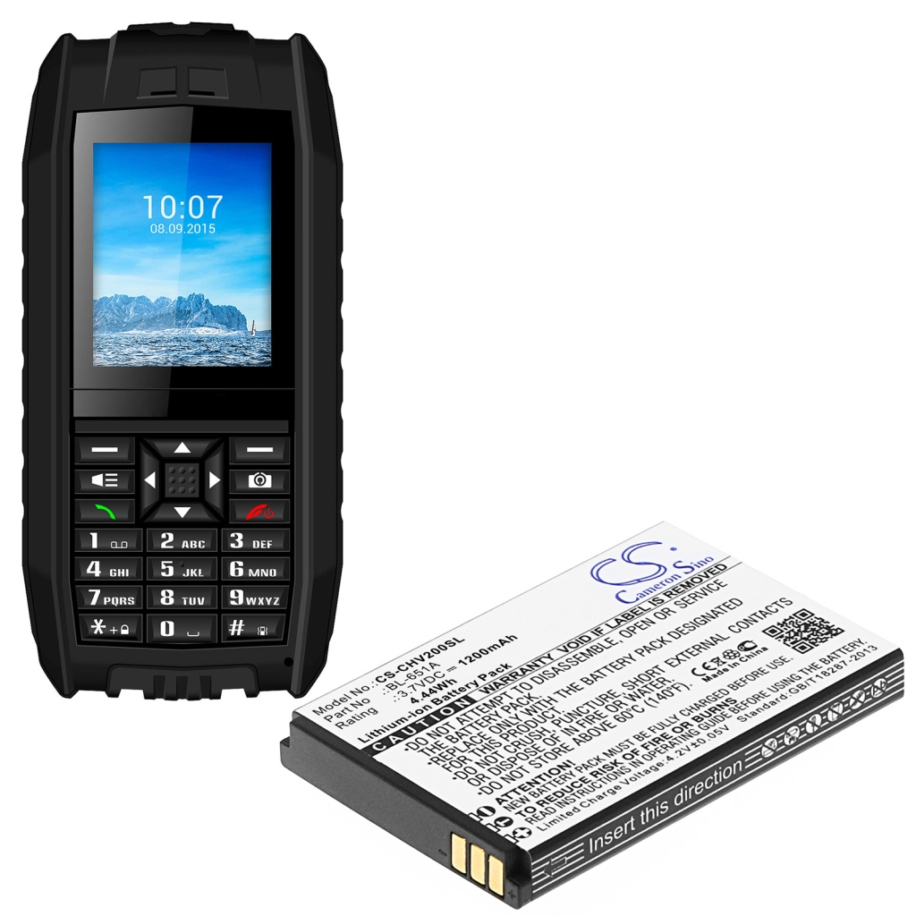 Batterier till mobiltelefoner Crosscall CS-CHV200SL