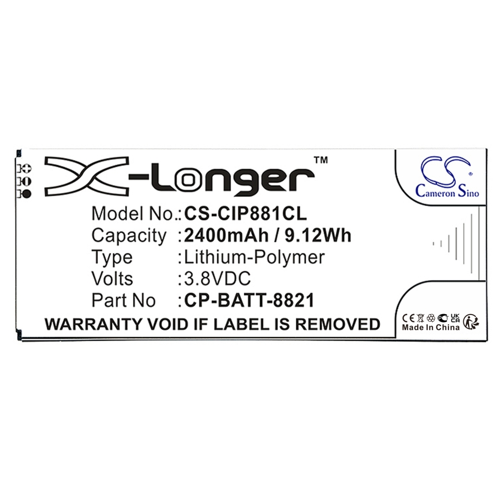 Batterier Ersätter CP-BATT-8821