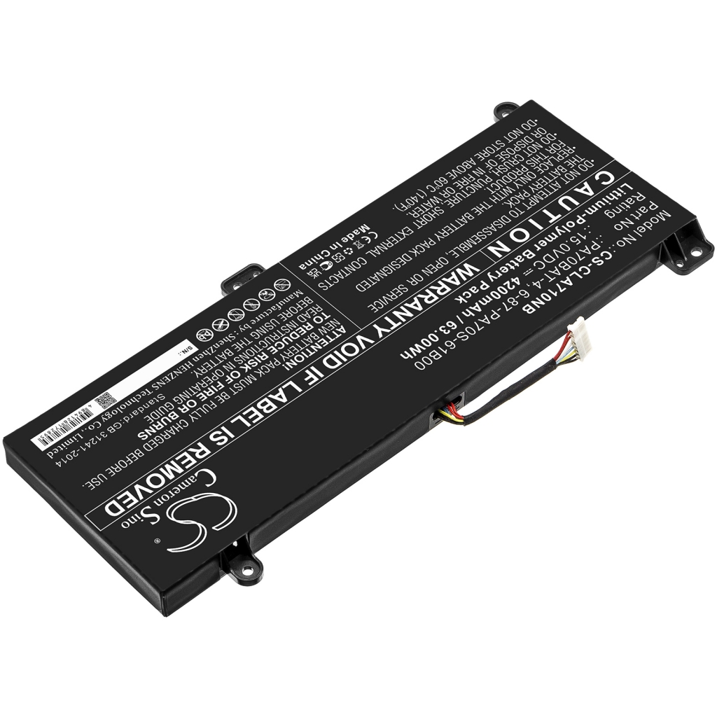 Batterier till bärbara datorer Powerspec CS-CLA710NB