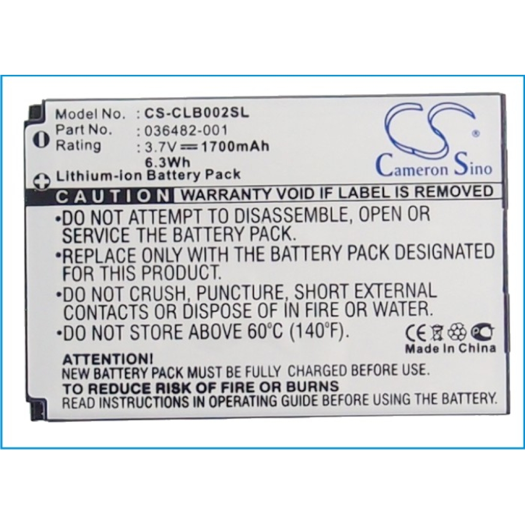 Batterier för termisk utrustning Columbia CS-CLB002SL