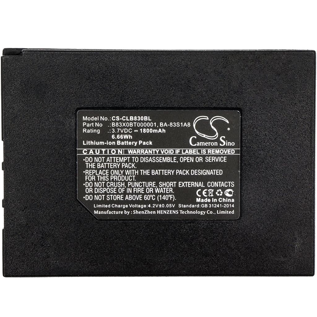 Batterier för skanner Datalogic CS-CLB830BL