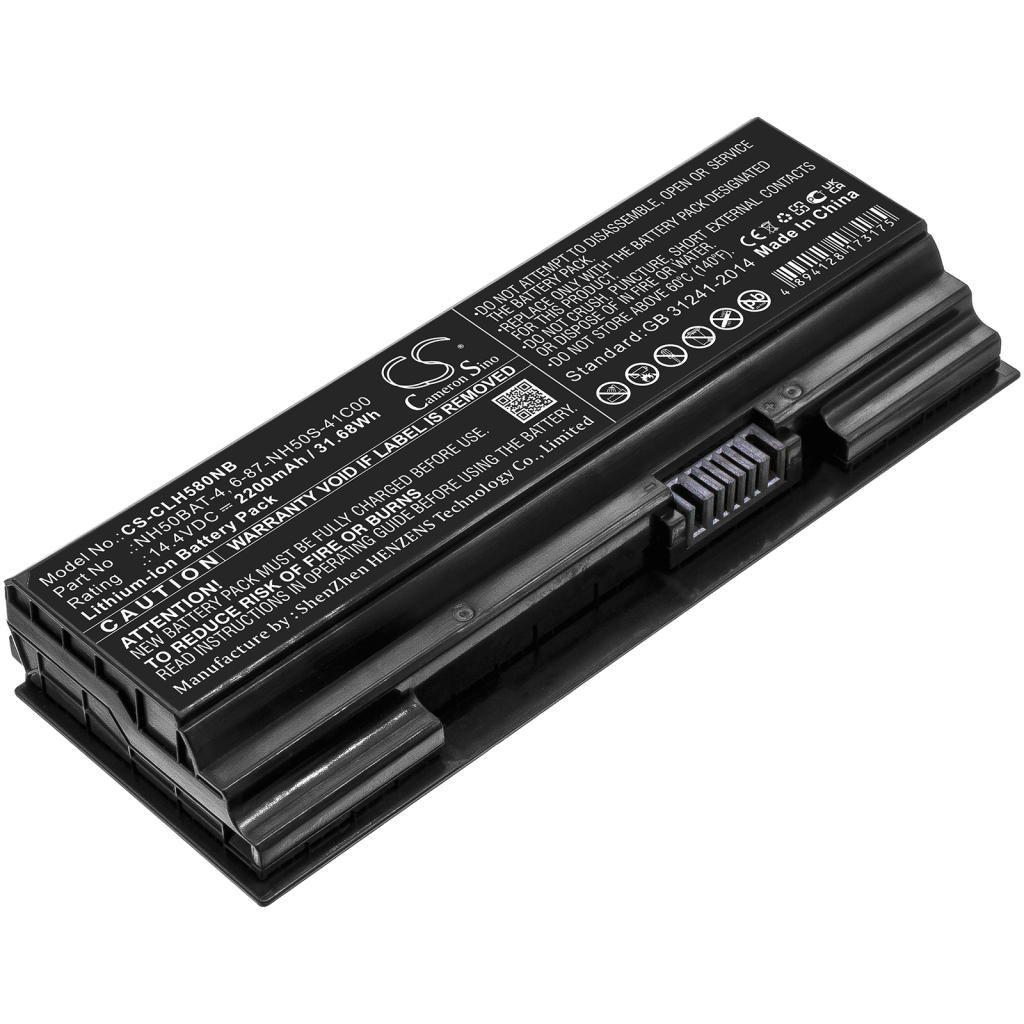 Notebook battery CLEVO NH70RCQ