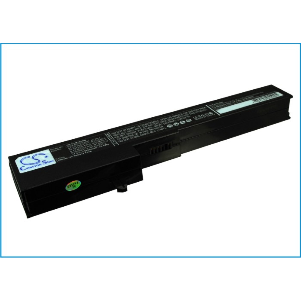 Notebook battery CLEVO M72