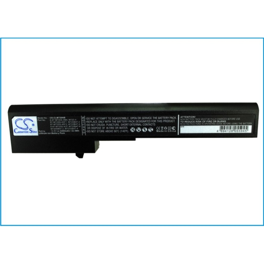 Notebook battery CLEVO MobiNote M722