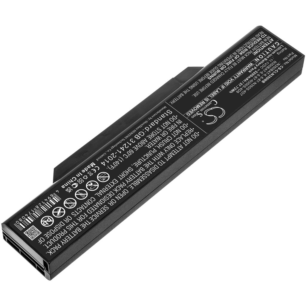 Batterier till bärbara datorer CLEVO CS-CLN350NB