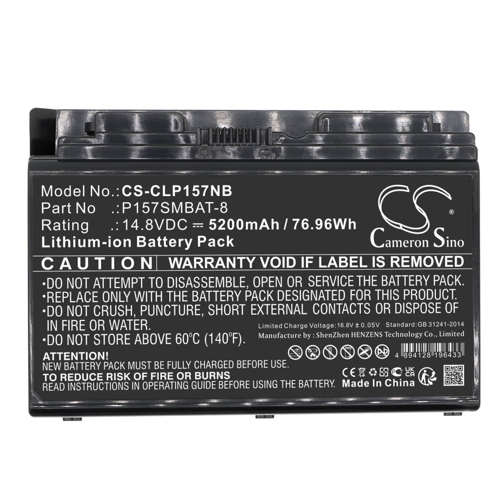 Batterier till bärbara datorer Sager CS-CLP157NB