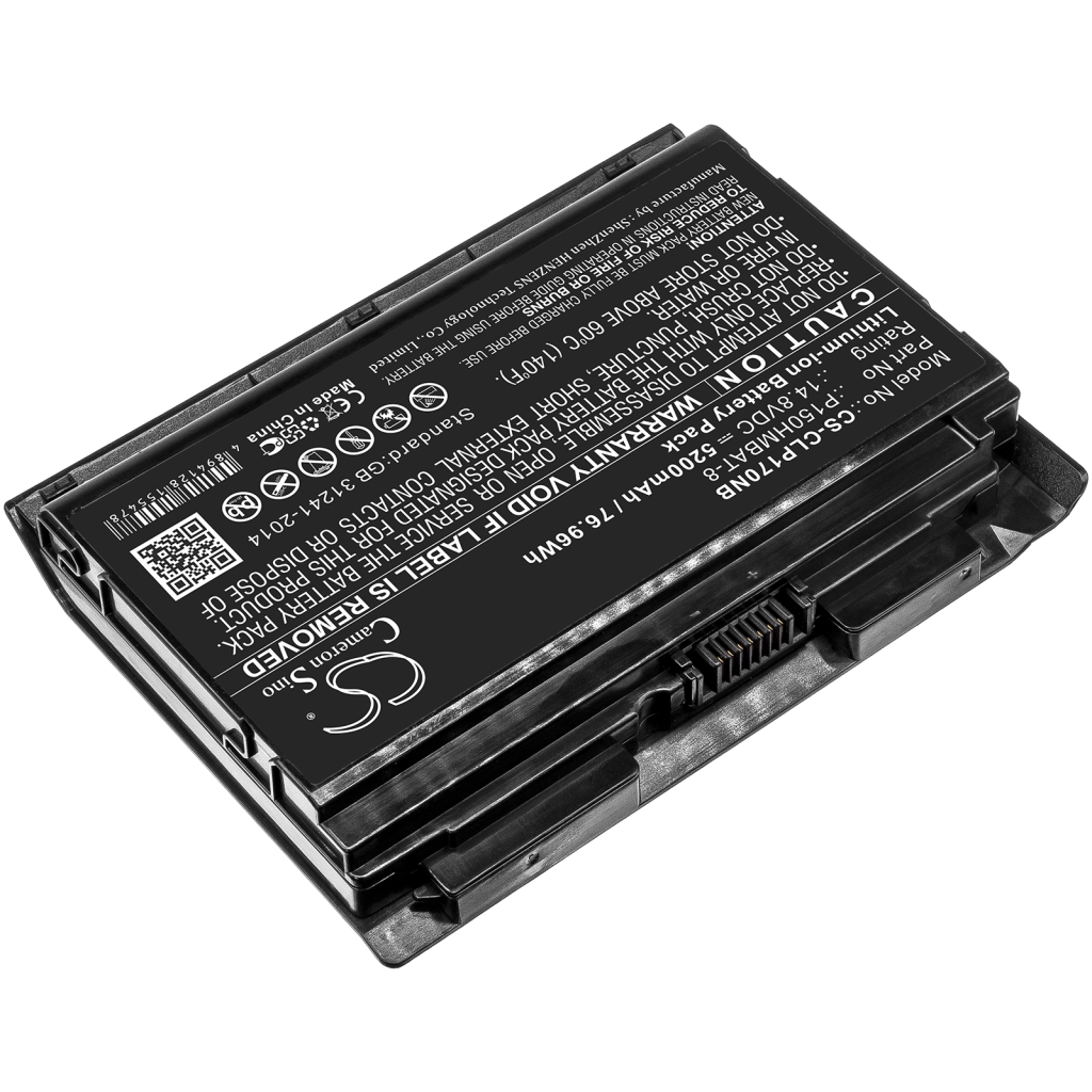 Batterier Ersätter XMG P702 PRO