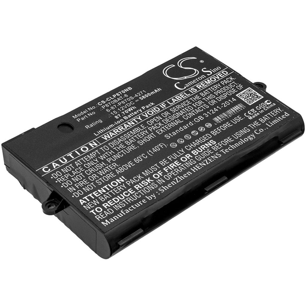 Batterier till bärbara datorer Eurocom CS-CLP870NB