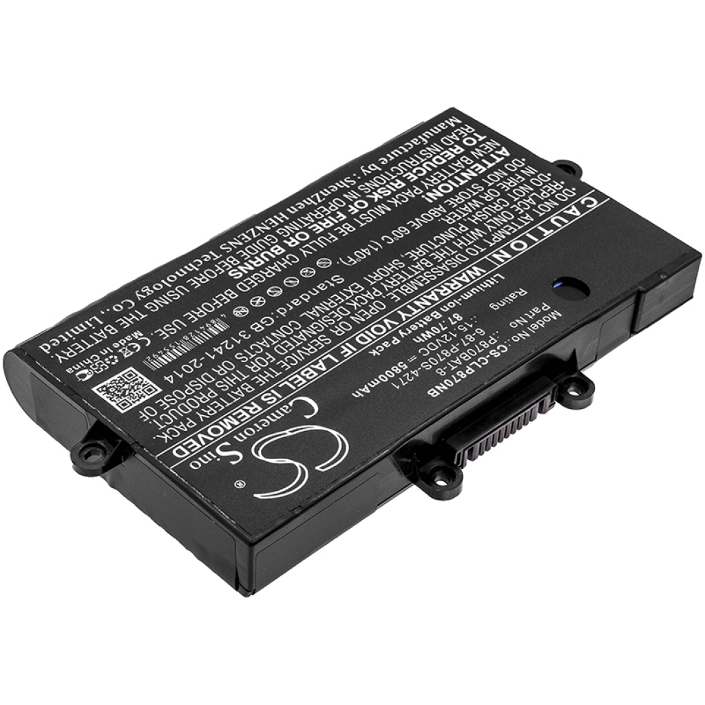Batterier till bärbara datorer Eurocom CS-CLP870NB
