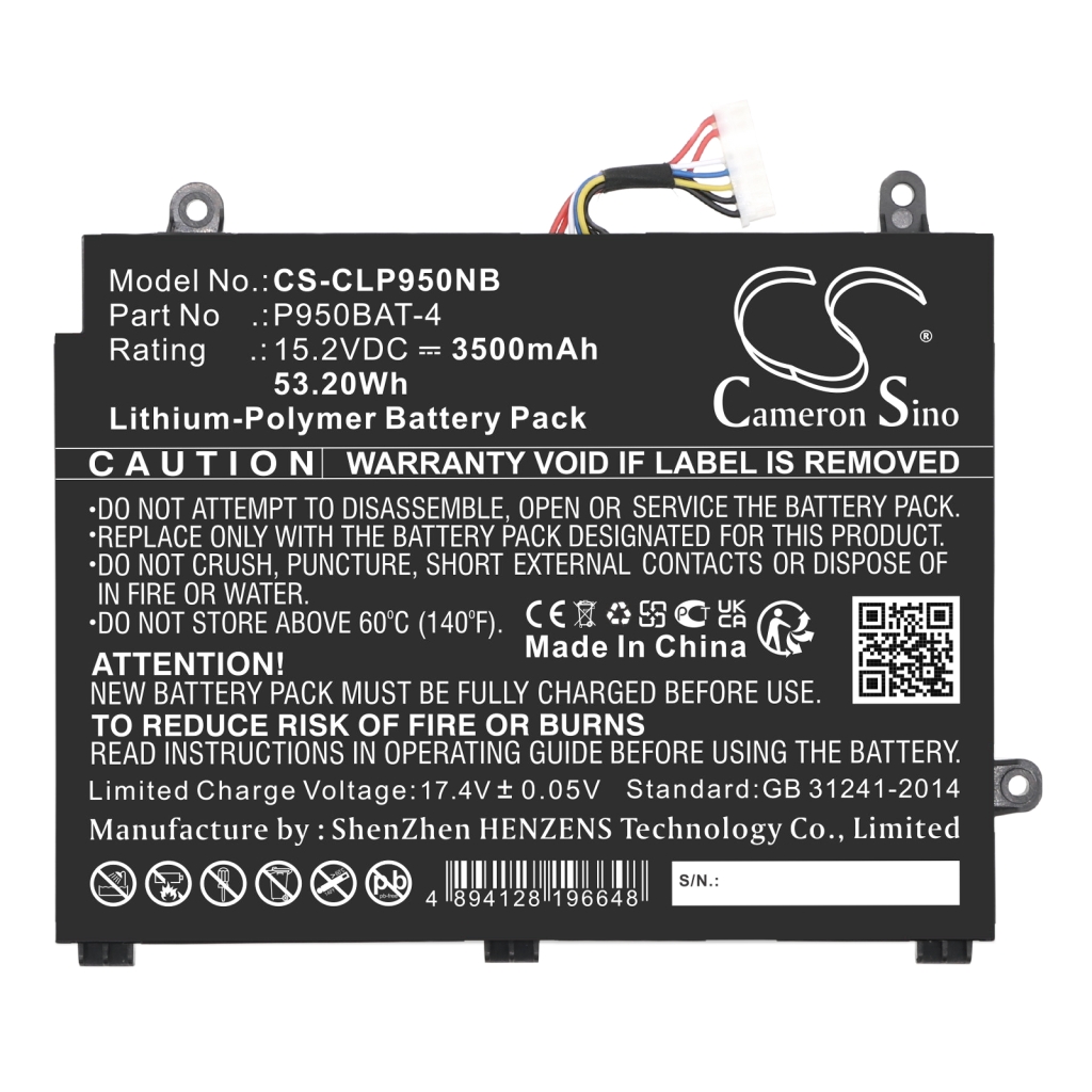 Batterier Ersätter 6-87-P950S-51E00