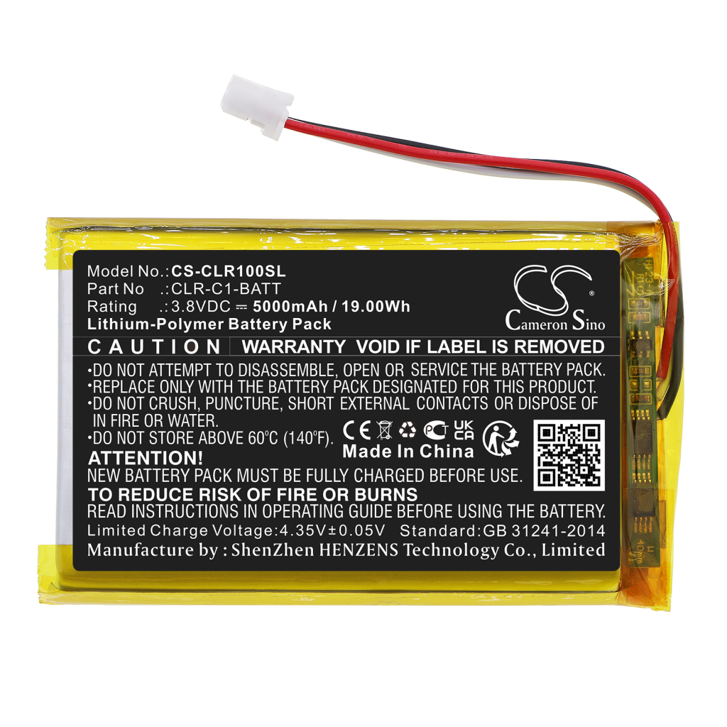 Batterier Ersätter CLR-C1-BATT