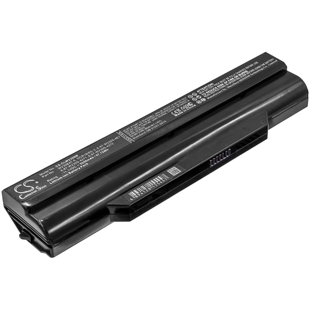 Batterier Ersätter XMG A305