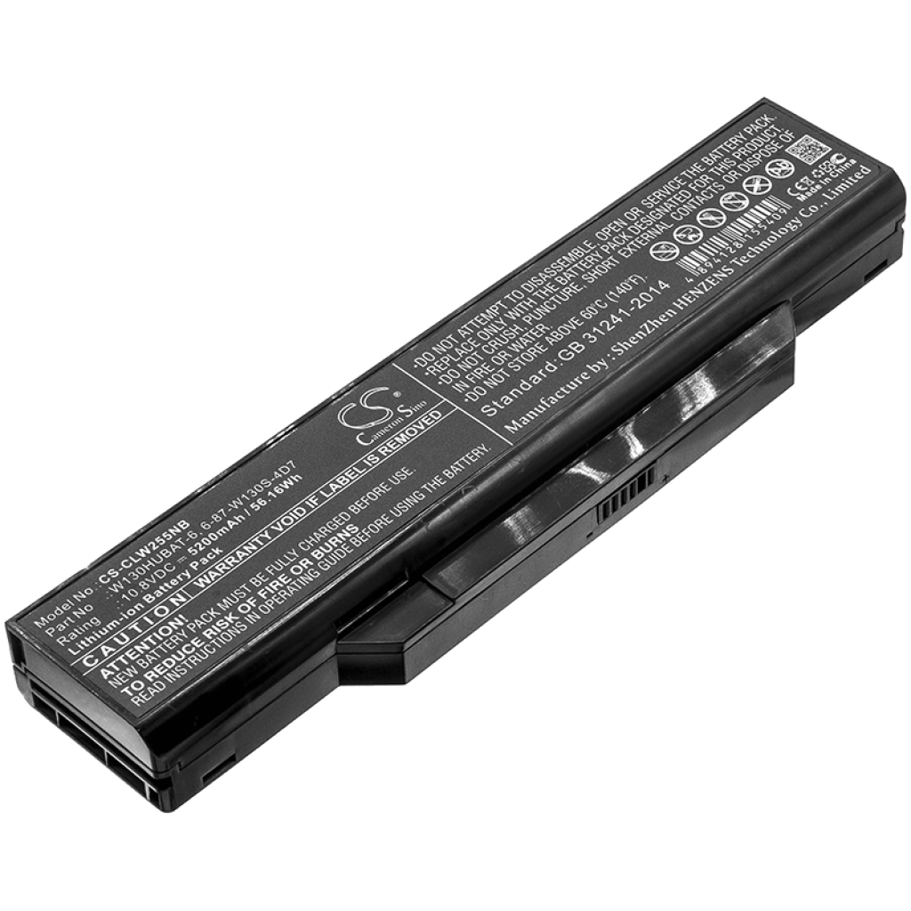 Batterier till bärbara datorer CLEVO CS-CLW255NB