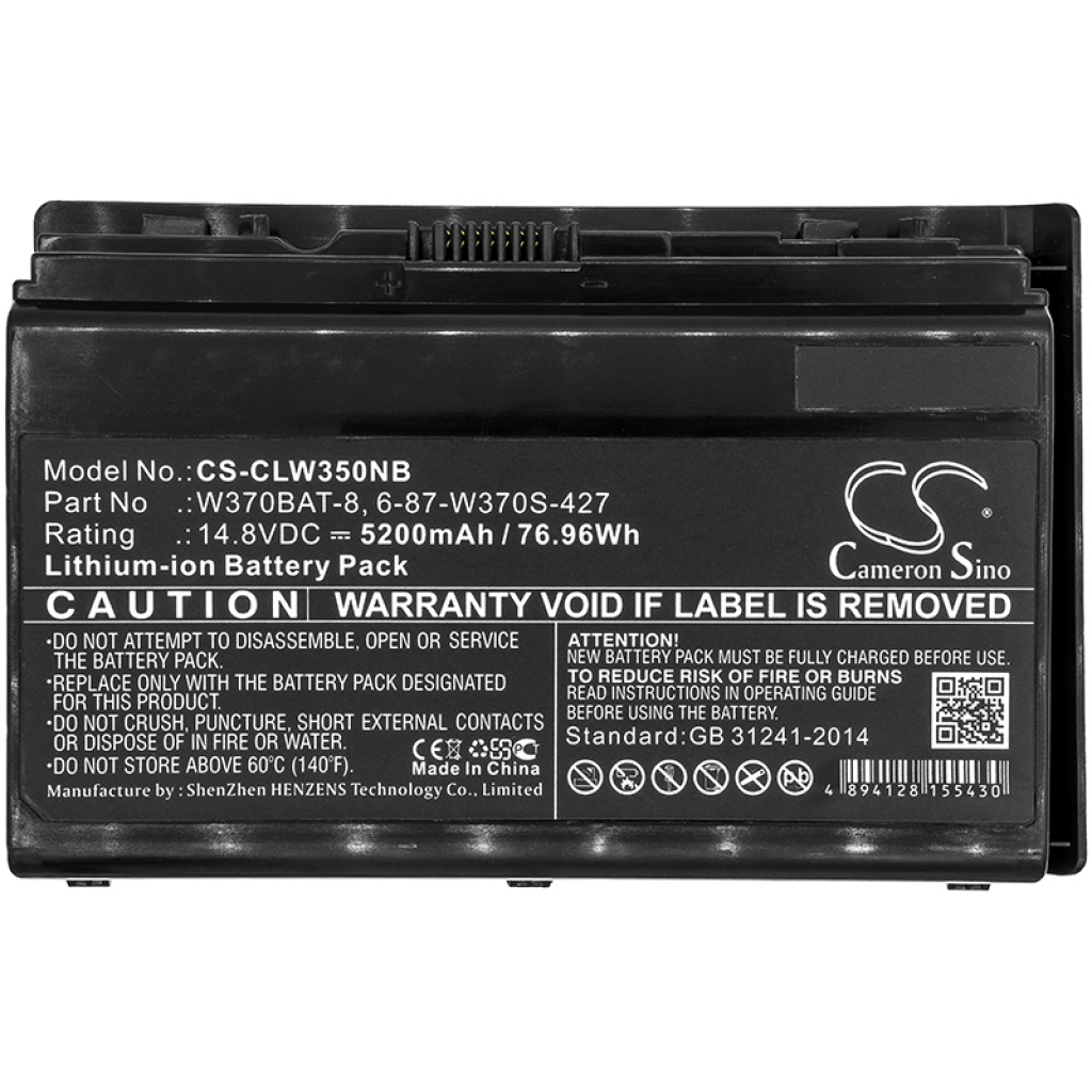 Batterier Ersätter XMG A723-8EY