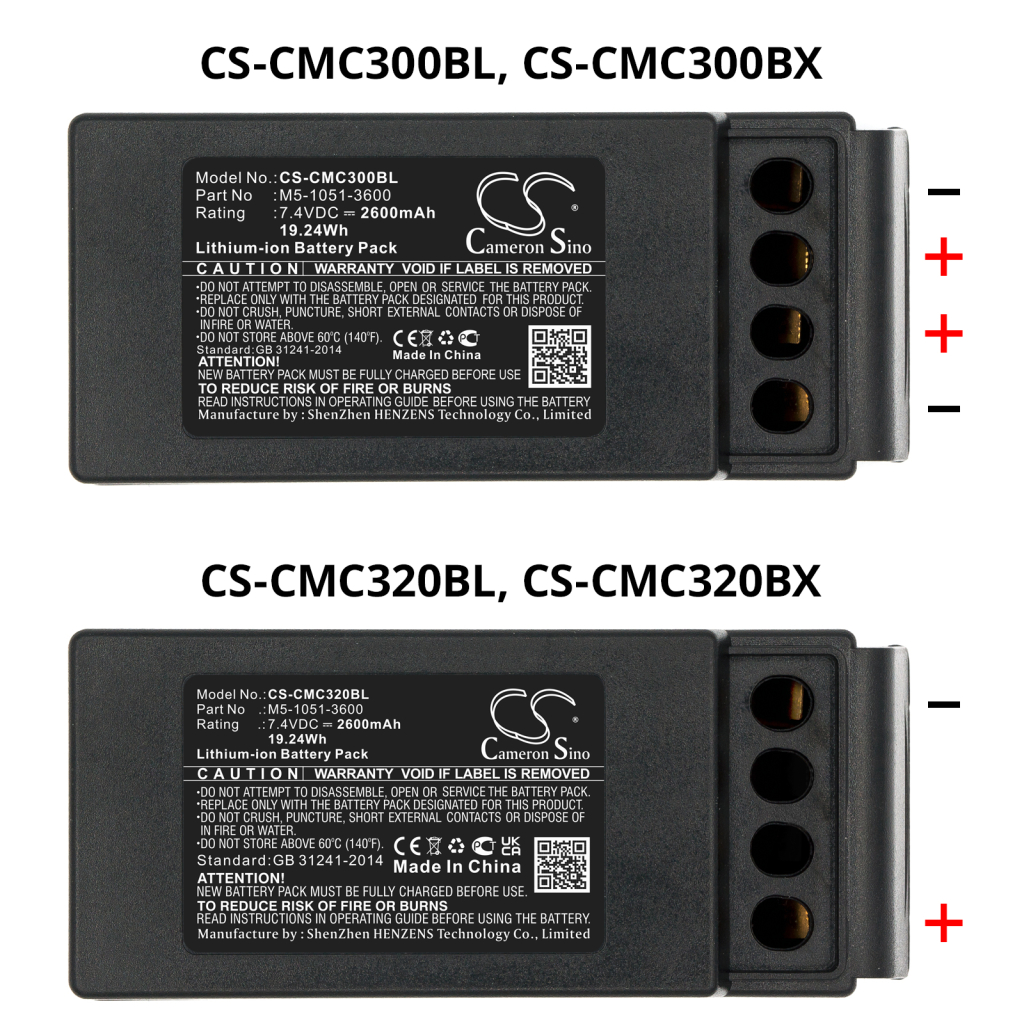 Batterier för verktyg Cavotec CS-CMC300BL