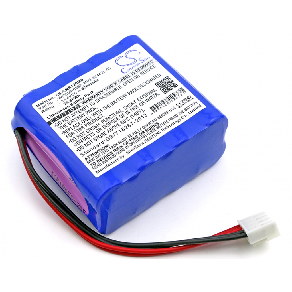 Batterier Ersätter ECG 1201G