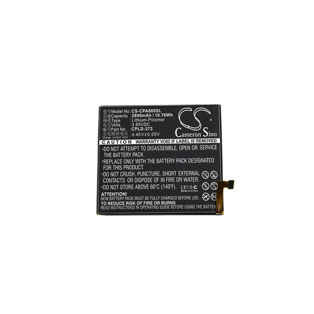 Batterier till mobiltelefoner Coolpad CS-CPA800SL